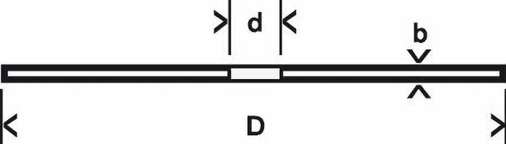 Immagine prodotto Bosch Zubehör Accessori 2608619768 2608619768 Disco da taglio dritto 180 mm 1 pz. In metallo