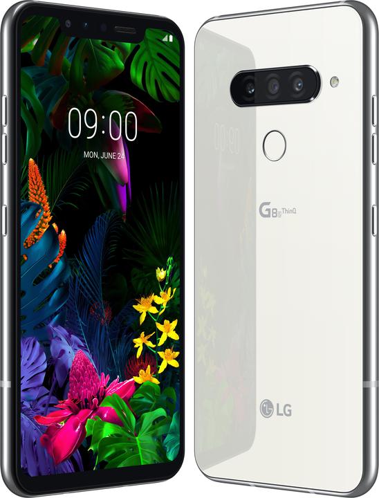 Produktbild LG G8S (128 GB, Mirror White, 6.20", Hybrid Dual SIM, 13 Mpx, 4G)