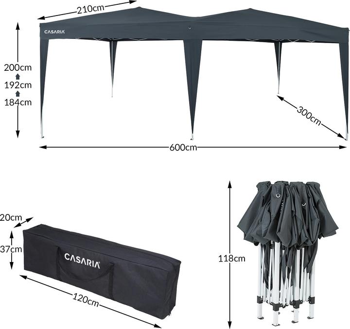Actual product image Deuba Pavilion (300 cm, 600 cm)