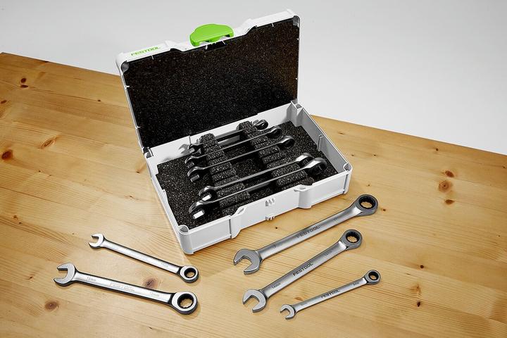 Produktbild Festool Ringratschenschlüssel-Set SYS3 S 76-RRS-Set (10 mm, 11 mm, 12 mm, 13 mm, 14 mm, 15 mm, 16 mm, 17 mm, 8 mm, 9 mm)
