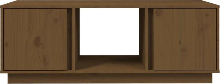 Produktbild vidaXL Couchtisch Honigbraun 110x50x40cm Massivholz Kiefer Beistelltisch Tisch