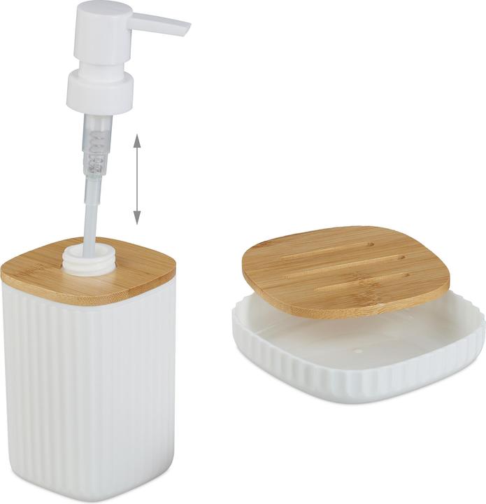 Actual product image Relaxdays Bathroom-Accessory Set