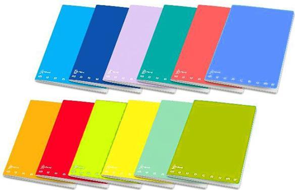 Produktbild Pigna Pack 5 Monochromes Notizbuch 682 Blatt (A4, Liniert)