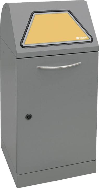 Actual product image kaiserkraft System recyclable waste collectors, manually operated flap (60 l)