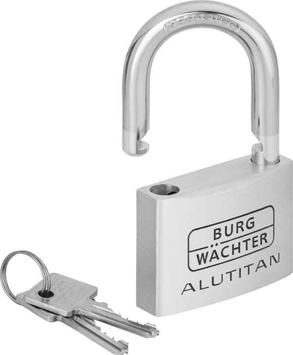 Produktbild Burg Wächter Vorhängeschlösser 770 Alutitan