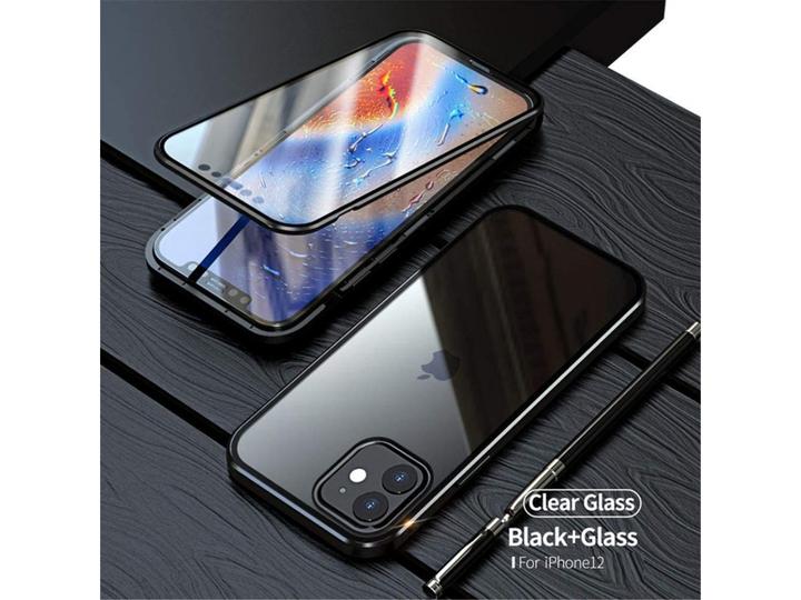 Produktbild G-Case Apple iPhone 12 Pro Aluminium Magnetic Glass Case Hülle (Apple iPhone 12 Pro)