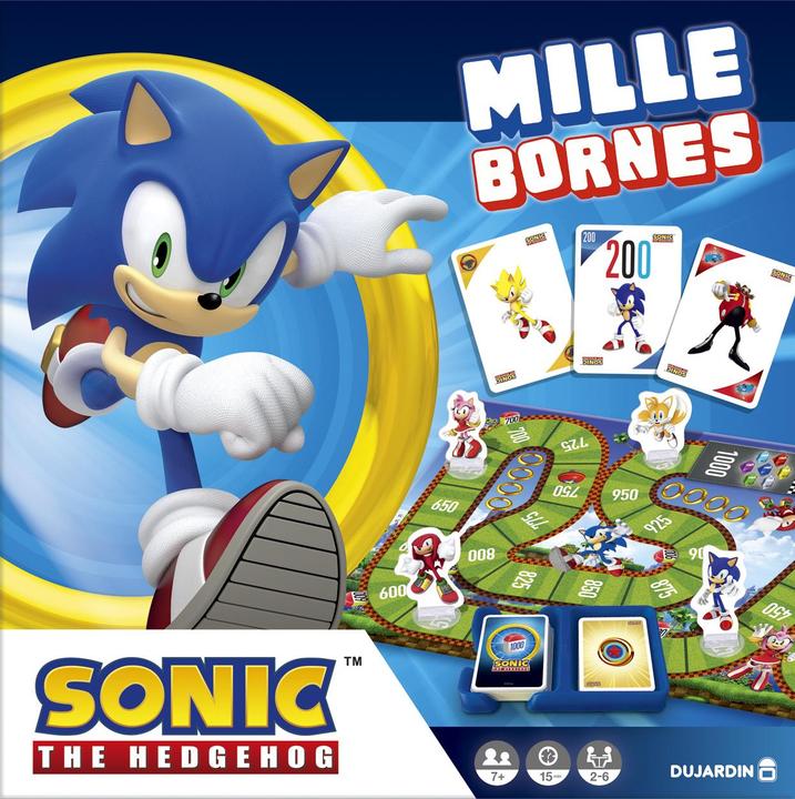 Produktbild Dujardin Mille Bornes SONIC (Französisch, 2 - 6 Spieler)