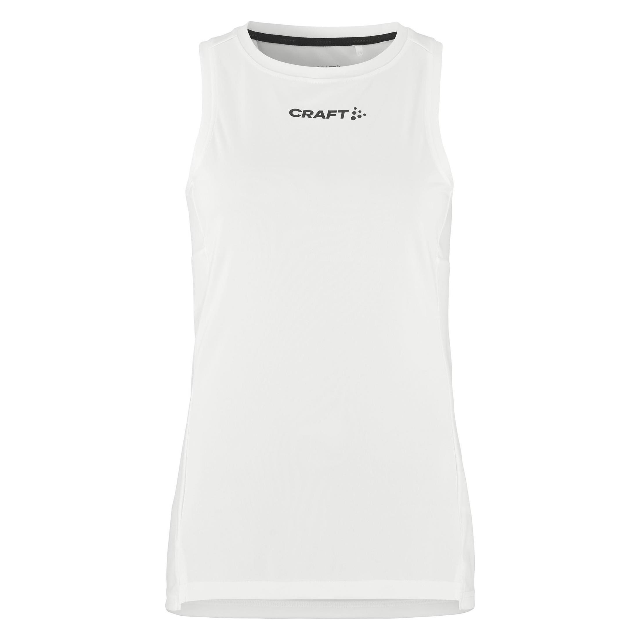 Craft, Damen, Sportshirt, Rush 2.0 Singlet W (L), Weiss, L