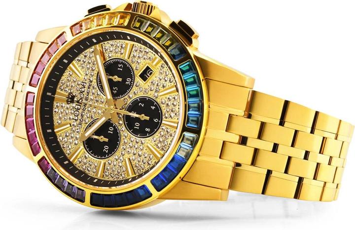 Image du produit Louis XVI Majesté Iced Out Rainbow (Chronographe, 43 mm)