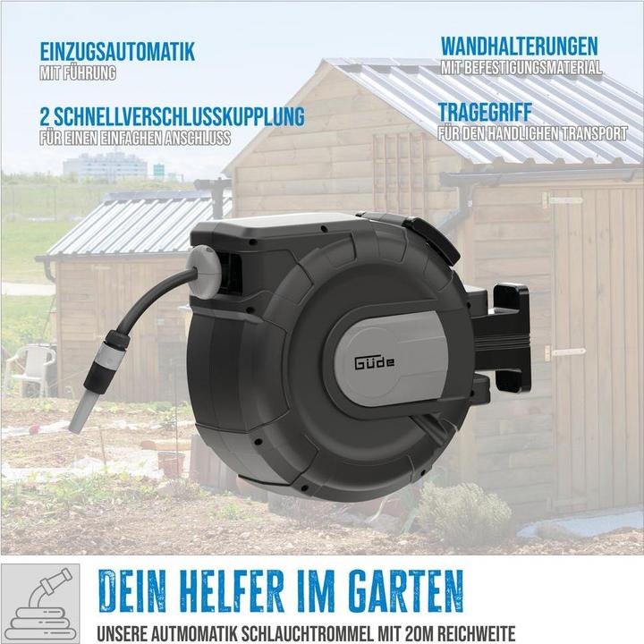 Actual product image Güde - Automatik Schlauchtrommel 20-2-2 1/2 (20 m)