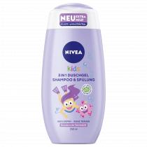 NIVEA kids bagnoschiuma e shampoo bambina profumat (250 ml)