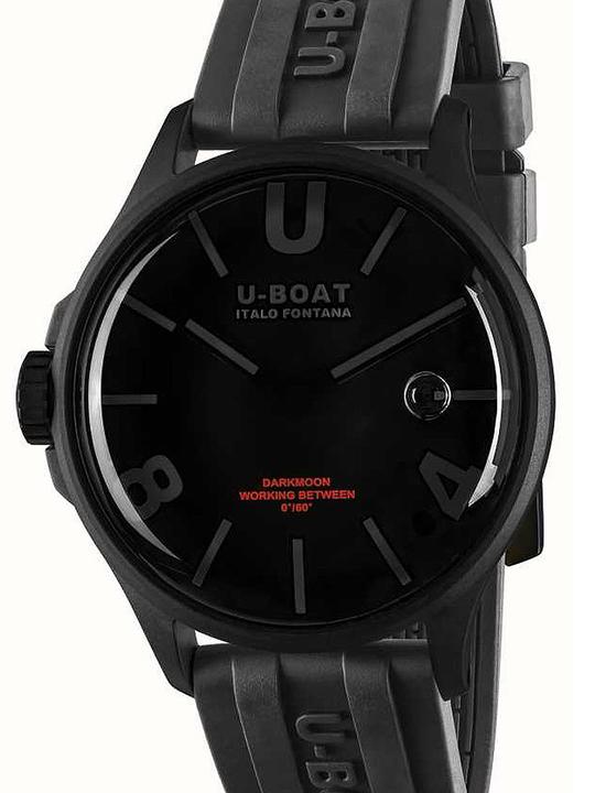 Produktbild U-Boat 9544 Darkmoon Black PVD Herrenuhr 44mm 5ATM (Analoguhr, 44 mm)
