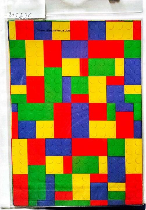 Actual product image Gemma International Building Block Gift Wrap Sheets Set (Wrapping paper, 2 x)