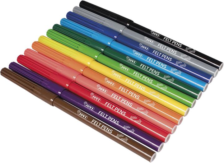 Actual product image Jovi Dünne Marker 12 Farben (12 x)