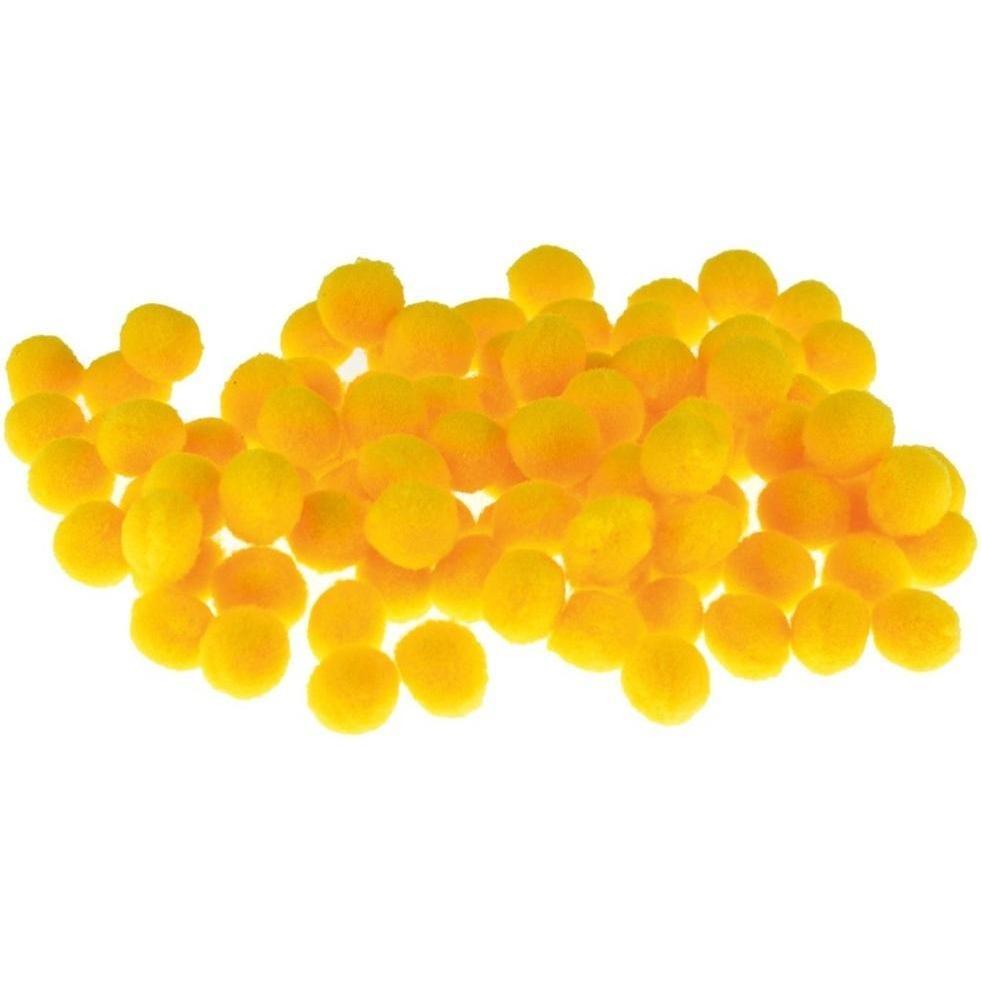 Brewis Gelbe Pompons 10mm 100 Stk
