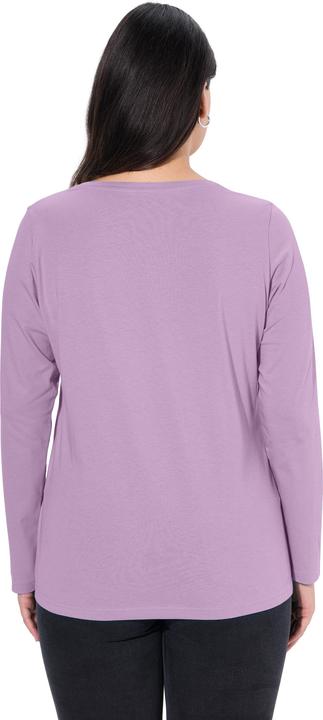 Produktbild Ulla Popken Shirt, Slim, V-Ausschnitt, Langarm (54)