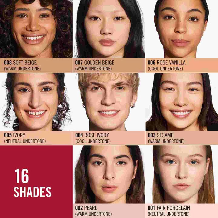 Actual product image Rimmel London Lasting Finish 25H Compact Powder Foundation (005 Ivory)