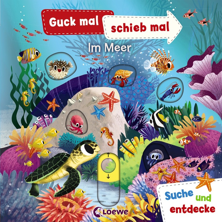 Produktbild Guck mal, schieb mal! Suche und entdecke - Im Meer (Deutsch, Loewe Meine allerersten Bücher, Annika Ziegler, Chorkung, 2019)