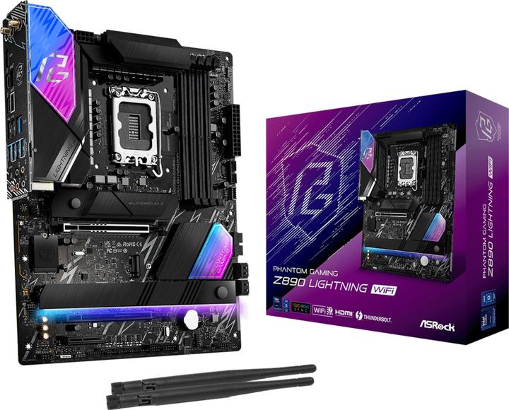 Produktbild AsRock Płyta główna Z890 Lightning WiFi (LGA 1851, Intel Z890, ATX)