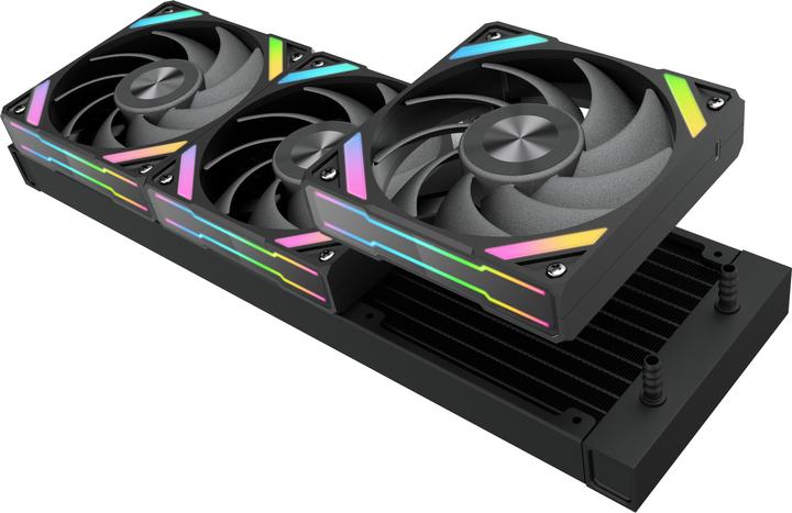 Actual product image Deepcool SAMA Gears Q60 Black 360mm AIO