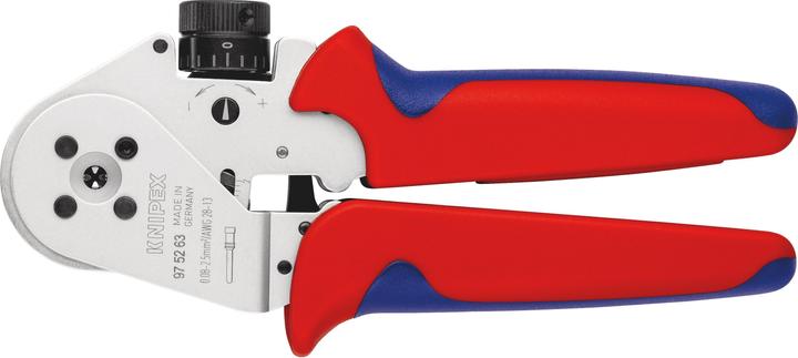 Produktbild Knipex Vierdornpresszange für gedrehte Kontakte (180 mm)
