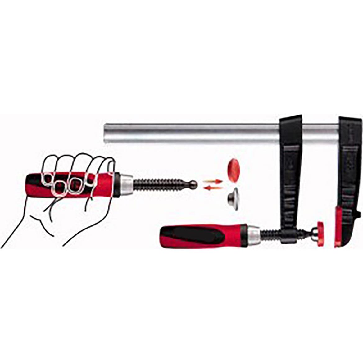 Thumbnail - Bessey, Schraubstock + Zwinge, Temperguss-Schraubzwinge TG-2K (100 mm)