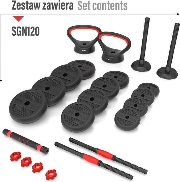 Actual product image HMS 6in1 SGN120 Set (4 x 0.75 kg)