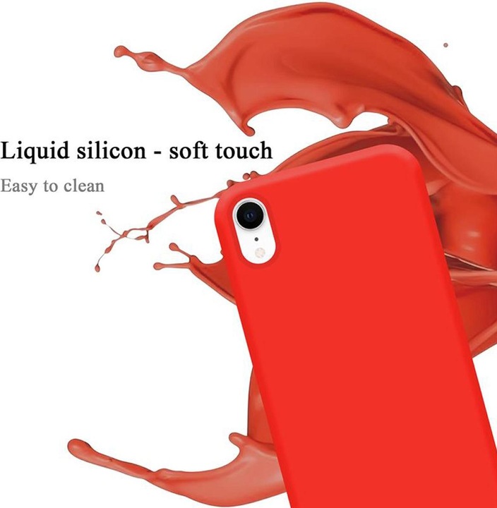 Actual product image Cadorabo TPU Liquid Silicone Case Cover (Apple iPhone XR)