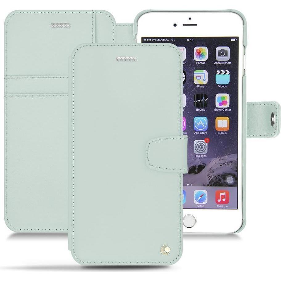 Noreve Lederschutzhülle Wallet (Apple iPhone 6s), Smartphone Hülle, Blau
