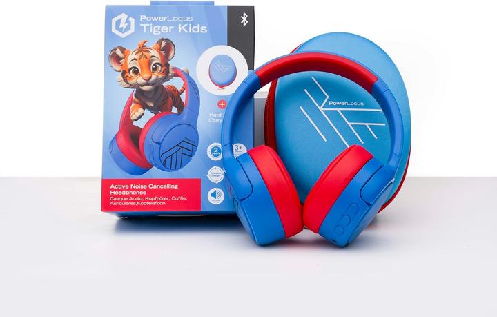 Produktbild PowerLocus Tiger Bluetooth-Kinderkopfhörer mit ANC