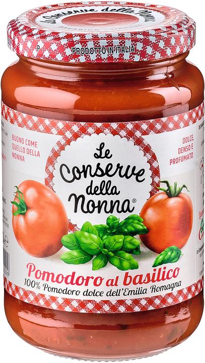 Image du produit Conserve della Nonna Sauce tomate au basilic 350g (350 g)