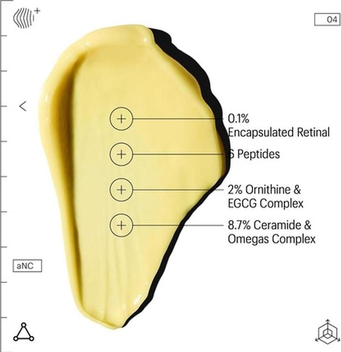 Actual product image Allies Of Skin Retinal 0.1% Peptides Repair Night Cream (Suntan cream)