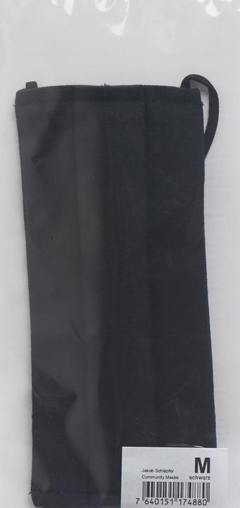 Produktbild Jakob Schlaepfer Testex Community Maske M schwarz (Keine offizielle Schutzklasse, 1 x)