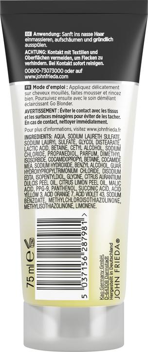 Immagine prodotto John Frieda SB GB Shampoo 75ml (75 ml, Shampoo liquido)