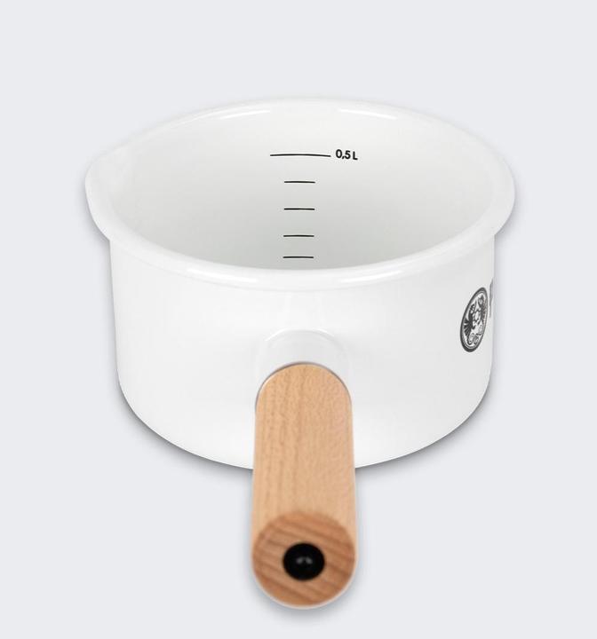 Actual product image Petromax Enamel saucepan white 0.5 litre