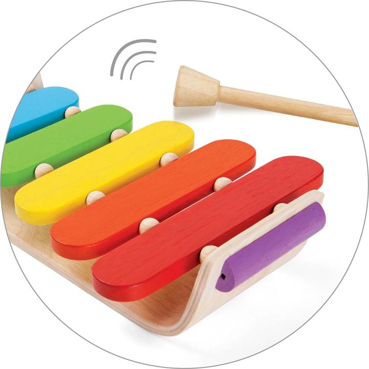 Actual product image Plantoys Oval xylophone (German, Multilingual)