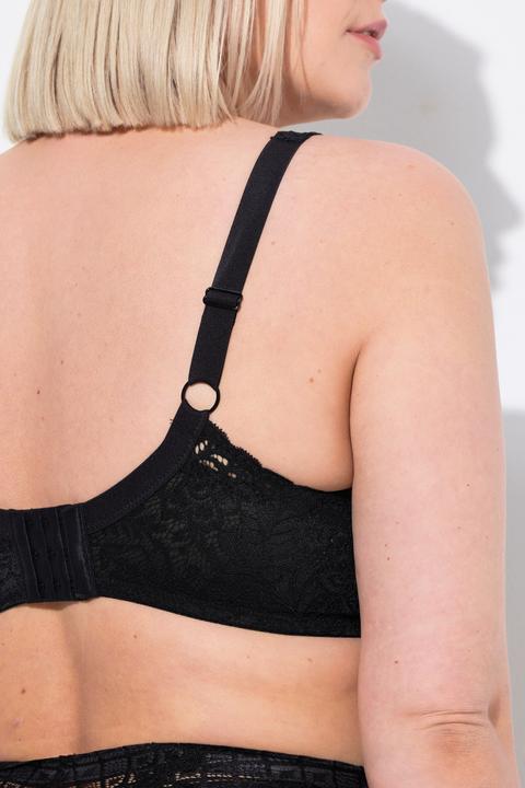 Produktbild Ulla Popken Bügel-BH, Blütenspitze, Vollspitze, Cup C - E (105 G)