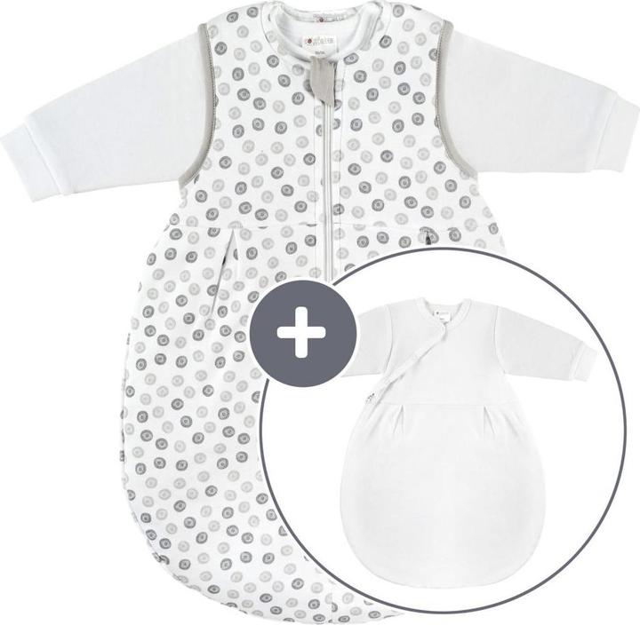 Immagine prodotto Coconette Sacchi a pelo Set di sacchi a pelo da 2 pezzi - Circle White Grey - (Invernale)