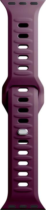Produktbild 3MK Silicone Watch Strap ciemnofioletowy /mulberry dla Apple Watch 38/40/41mm (Silikon, Edelstahl)