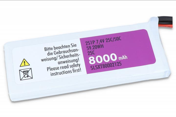 Immagine prodotto SLS XTRON 8000mAh 2S1P 7,4V 25C/50C (7.40 V, 8000 mAh)