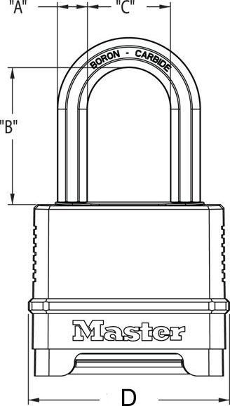 Productafbeelding Master Lock Excell M175EURDLF