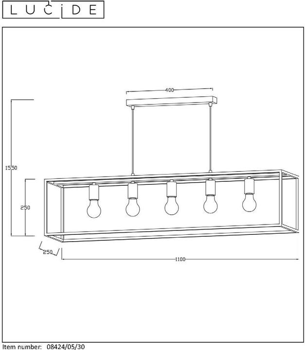 Produktbild Lucide Arthur (E27)