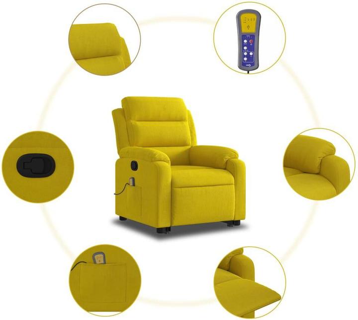 Immagine prodotto vidaXL Sedia per massaggi con aiuto in piedi in velluto