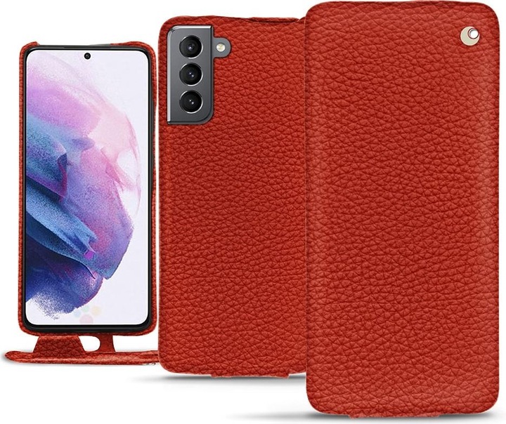 Actual product image Noreve Leather cover vertical (Samsung Galaxy S21)