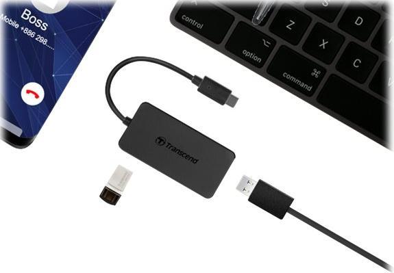 Immagine prodotto Transcend TS-HUB2C (USB-C, 4 porte)