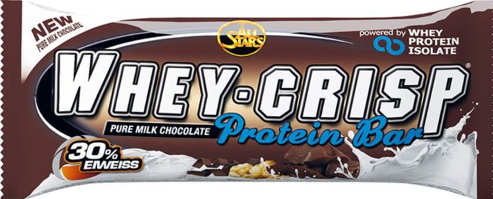 Produktbild All Stars Whey Crisp Protein Bar (Pure Chocolate, 1 Stk., 50 g)