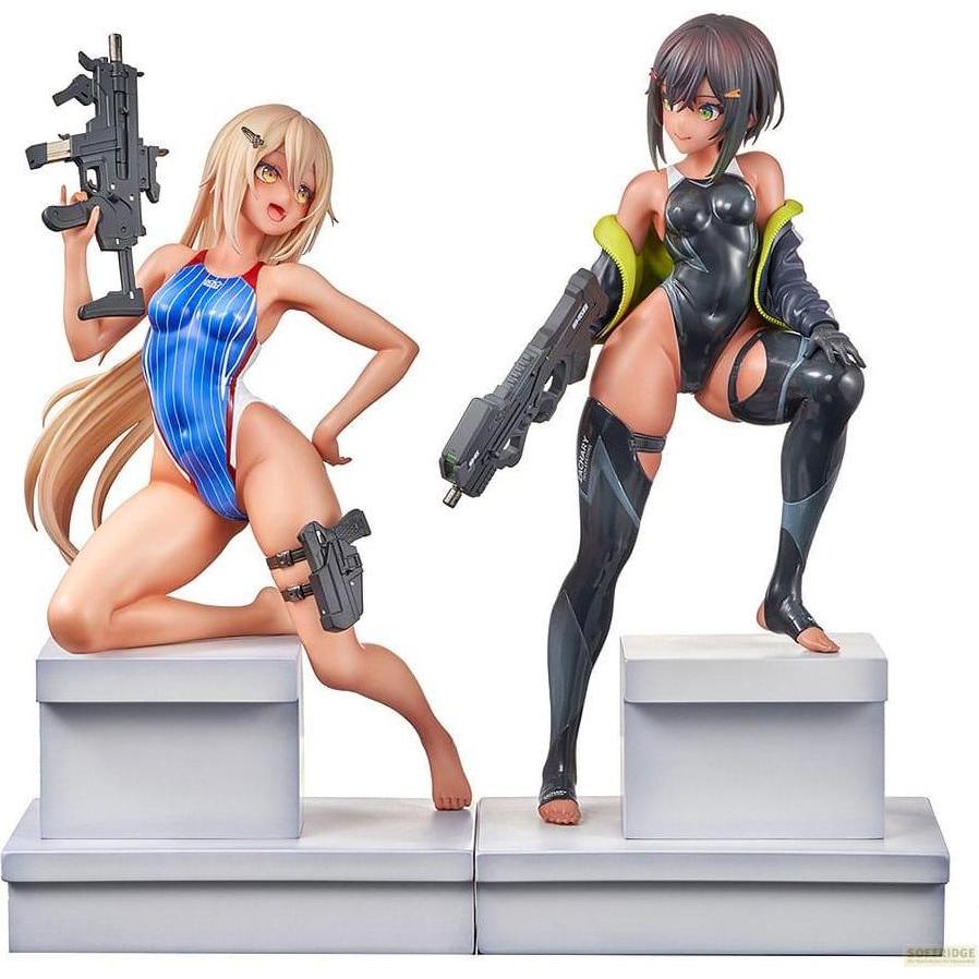 Ensoutoys Arms Note Statuen 1/7 Swim Team Bucho-chan and Kohai-chan 22 cm