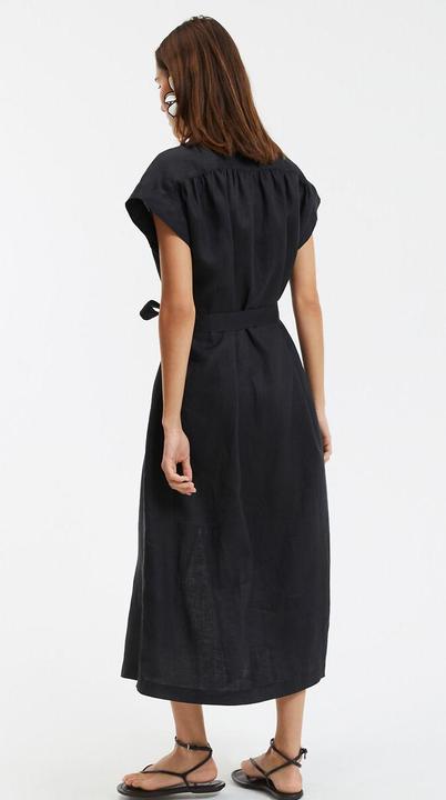 Produktbild La Redoute Collections Leinenkleid mit kurzen Ärmeln Signature Heloïse (S)