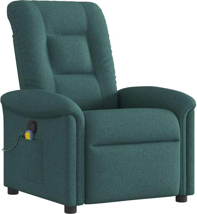 Image du produit VidaXL Fauteuil de massage Vert foncé Tissu Massage Fauteuil TV