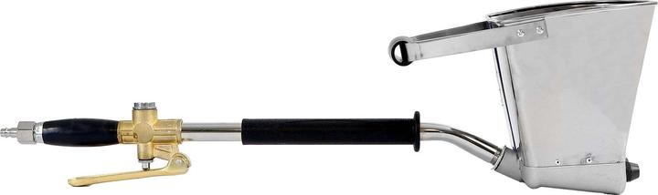 Actual product image Wiltec Verputzmaschine 6bar Putzpistole 8mm Düse Mörtelpistole 3,7 l Putzwerfer